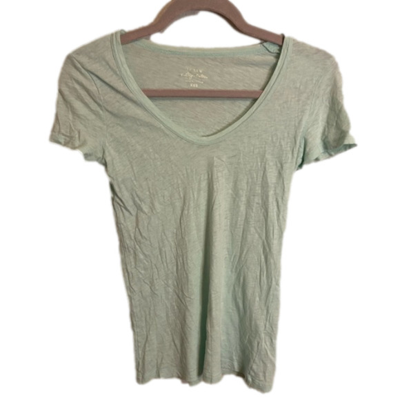 J crew vintage cotton tee xxs mint - Picture 1 of 4
